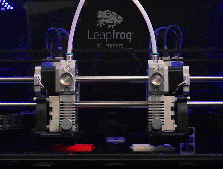 Leapfrog 3D Printers Dual independent Extruders IDEX