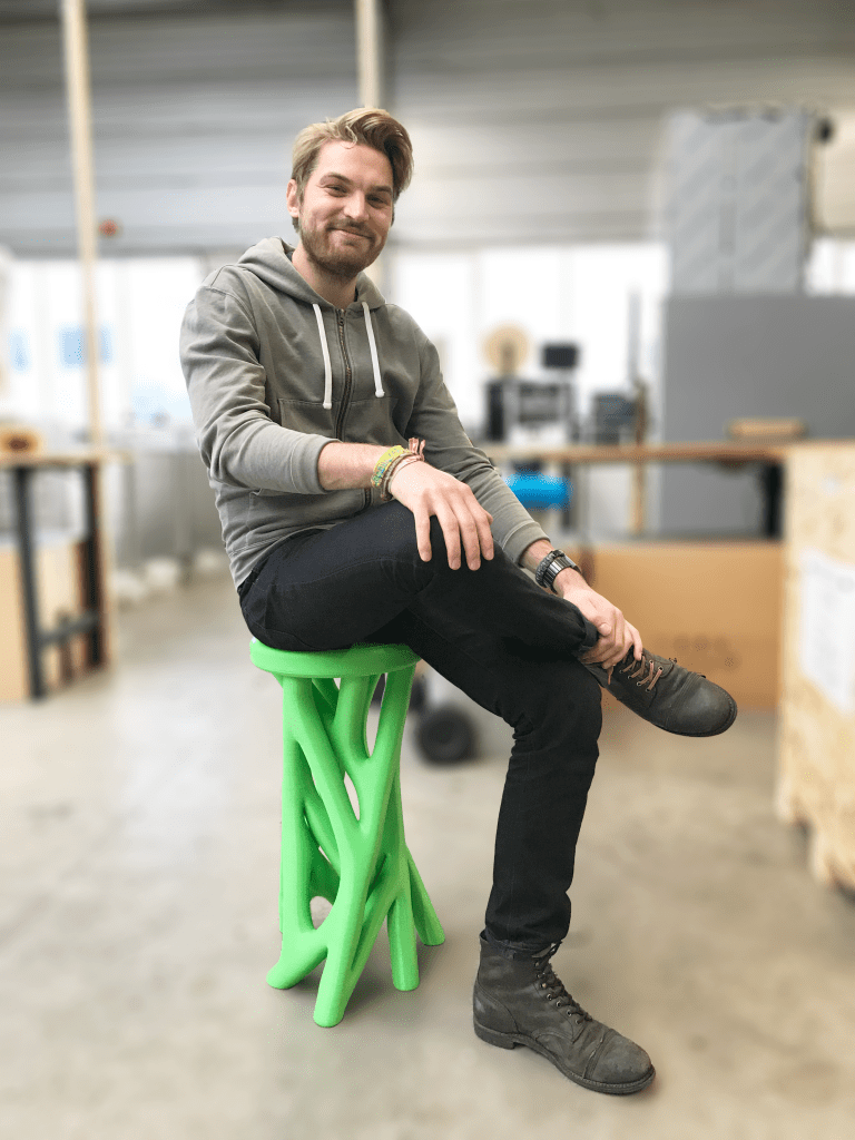 XceL 3D printer, Leapfrog, 3D printed chair