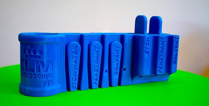 KLM bore 3D printed part, Leapfrog 3D printers, Bolt Pro 3D printer