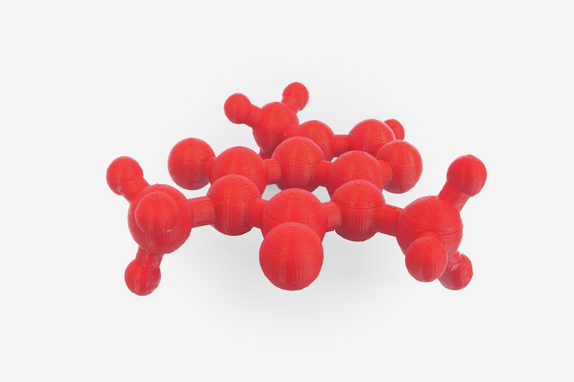 Model molecule 3d printed using ABS filament
