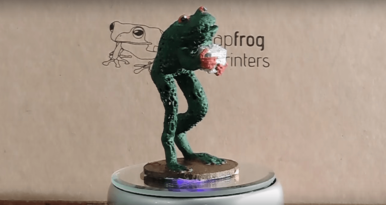 Frog, 3D printed, Phil Luland, Leapfrog